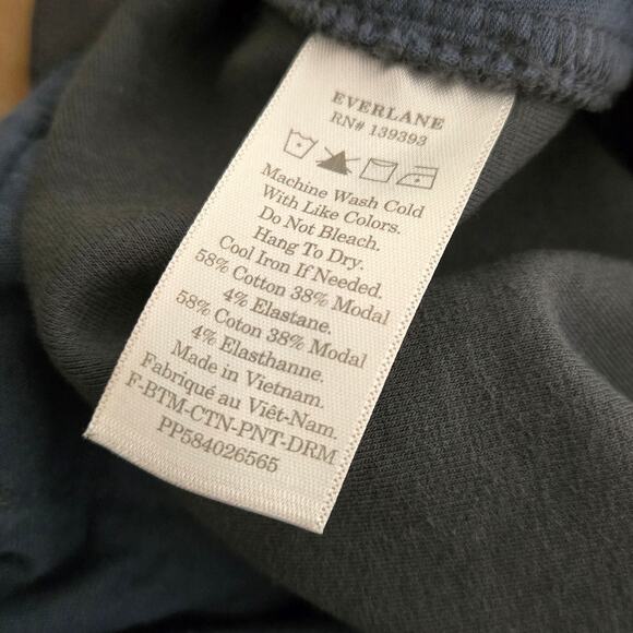 Everlane Dream Pant Grey Graphite Size S Structured Trouser Sweatpants - Picture 7 of 8